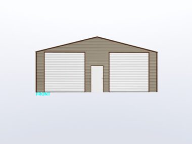 30x35x10 Metal Garage/Workshop (Installed)