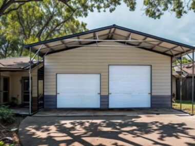 30X40X12  Metal Garage/ Workshop (Installed)
