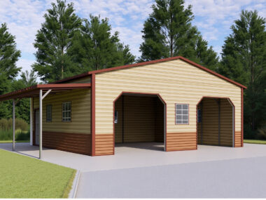 24x30x9 Metal Garage