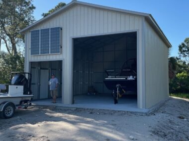 24x30 Metal Garage Building